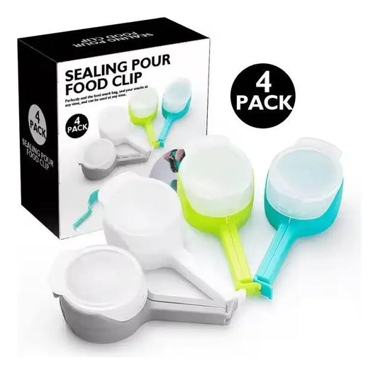 Set de Pinzas Selladoras con Dosificador- FreshPour™