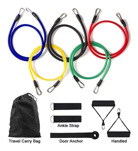 Ligas Tubulares De Resistencia Set X5